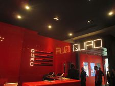 Quad Cinema lobby on the opening week